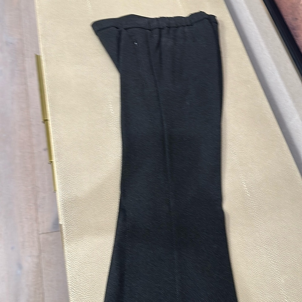 THEORY DRESS PANTS. DARK GREY/ BLACK TWEED